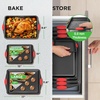 image:imageNutriChef 10Piece Nonstick Kitchen Oven Baking Pans  Premium amp Stylish NonStick Carbon Steel  Commercial Grade Restaurant Quality Metal Bakeware with Silicone Handles  Easy to Clean NCSBS10S3Piece Set 2026 Edition