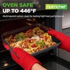 image:imageNutriChef 10Piece Nonstick Kitchen Oven Baking Pans  Premium amp Stylish NonStick Carbon Steel  Commercial Grade Restaurant Quality Metal Bakeware with Silicone Handles  Easy to Clean NCSBS10S8Piece Set