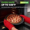 image:imageNutriChef 13Inch Nonstick Pizza Tray  Round Carbon Steel NonStick Pizza Pan with Perforated Holes Premium Bakeware Pizza Screen with Silicone Grip Handles Dishwasher Safe  NCBPIZ11 Pack
