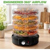 image:imageNutriChef AZPKFD14BK Food Dehydrator Black