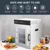 image:imageNutriChef Commercial Dehydrator Machine 2000Watts Electric Food Dehydrator  Extra Large 20 Stainless Steel Trays Digital Control 167F Dryer for Jerky Meat Dog Treats Herbs and Fruit16 shelf