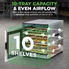 image:imageNutriChef Commercial Dehydrator Machine 2000Watts Electric Food Dehydrator  Extra Large 20 Stainless Steel Trays Digital Control 167F Dryer for Jerky Meat Dog Treats Herbs and Fruit10 shelf