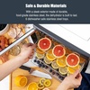 image:imageNutriChef Electric Countertop Food Dehydrator Machine  600Watt Premium MultiTier Meat Beef Jerky Maker FruitVegetable Dryer w 6 Stainless Steel Trays Digital Timer Temperature Control