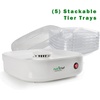 image:imageNutriChef Electric Countertop Food Dehydrator MachineProfessional MultiTier Food PreserverMeat or Beef Jerky MakerFruitVegetable Dryer w5 Stackable TraysHighHeat CirculationAZPKFD06