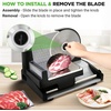 image:imageNutriChef Stainless Steel Meat Slicer Blade  Electric Home Meat Slicer Blade Replacement for NUGJ801  PrecisionCut Serrated Blade for Meat Slicing  783Inch 005Inch Blade Thickness