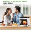 image:imageNutrichef 58 Quart Air Fryer  81 Preset Cook Modes  Transparent Fry Bowl for Best Cooking Results  Cook Shrimp Steak Fries Wings Chicken amp More  Precise Temperature Control amp Time  GreyWhite