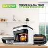 image:imageNutrichef 58 Quart Air Fryer  81 Preset Cook Modes  Transparent Fry Bowl for Best Cooking Results  Cook Shrimp Steak Fries Wings Chicken amp More  Precise Temperature Control amp Time  GreyWhite