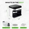 image:imageNutrichef 58 Quart Air Fryer  81 Preset Cook Modes  Transparent Fry Bowl for Best Cooking Results  Cook Shrimp Steak Fries Wings Chicken amp More  Precise Temperature Control amp Time  GreyWhite
