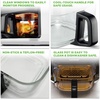 image:imageNutrichef 58 Quart Air Fryer  81 Preset Cook Modes  Transparent Fry Bowl for Best Cooking Results  Cook Shrimp Steak Fries Wings Chicken amp More  Precise Temperature Control amp Time  GreyWhite