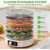 image:imageNutrichef Food Dehydrator Machine  Dehydrates Beef Jerky Meat Food Fruit Vegetables amp Dog Treats  Great For At Home Use  HighHeat Circulation for Even Dehydration  5 Easy to Clean TraysMilky