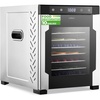 image:imageNutriChef Commercial Dehydrator Machine 2000Watts Electric Food Dehydrator  Extra Large 20 Stainless Steel Trays Digital Control 167F Dryer for Jerky Meat Dog Treats Herbs and Fruit10 shelf