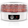 image:imageNutriChef Electric Countertop Food Dehydrator  Professional MultiTier Food Preserver  Dehydrates Fish Meats Mushrooms Fruits amp Vegetables  5 Easy to Clean Stackable Trays One Size BlackWhite