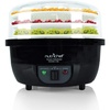 image:imageNutriChef Food Dehydrator Machine and Professional Electric Steamer Cooker Meat Preserver Beef Jerky Maker Fruit Dryer Steams Rice and Vegetables with Stackable Trays in White  PKFDSRC10WTBlackChrome