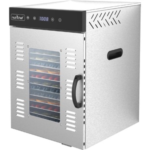 image:imageNutriChef Commercial Dehydrator Machine 2000Watts Electric Food Dehydrator  Extra Large 20 Stainless Steel Trays Digital Control 167F Dryer for Jerky Meat Dog Treats Herbs and Fruit16 shelf