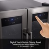 image:imageNutriChef 24Bottle Wine Fridge  Dual Zone Cooler for Red amp White Wines 41F64F Temp Control UltraQuiet Fits Home Office or Kitchen Counters  31x19x20 inStainless Steel