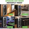 image:imageNutrichef 12 Bottle Stainless Steel Slim Wine Fridge  Red amp White Wine Chiller  Adjustable Temperature Control Ultra Quiet Operation amp Energy Efficient  Mini Wine Cooler Refrigerator  31x10x17 INStainless Steel
