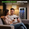 image:imageNutrichef 12 Bottle Stainless Steel Slim Wine Fridge  Red amp White Wine Chiller  Adjustable Temperature Control Ultra Quiet Operation amp Energy Efficient  Mini Wine Cooler Refrigerator  31x10x17 INStainless Steel
