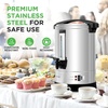 image:imageNutriChef Electric Water Boiler and Warmer  3L317 Qt Stainless Steel Electric Hot Water Dispenser wRotating Base Auto Shut Off Safety Lock Instant Heating for Coffee amp Tea NCHUB13137 Quarts