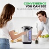 image:imageNutriChef Electric Water Boiler and Warmer  3L317 Qt Stainless Steel Electric Hot Water Dispenser wRotating Base Auto Shut Off Safety Lock Instant Heating for Coffee amp Tea NCHUB1353 Quarts