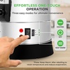 image:imageNutriChef Electric Water Boiler and Warmer  3L317 Qt Stainless Steel Electric Hot Water Dispenser wRotating Base Auto Shut Off Safety Lock Instant Heating for Coffee amp Tea NCHUB1385 Quarts
