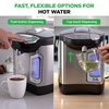 image:imageNutriChef Electric Water Boiler and Warmer  3L317 Qt Stainless Steel Electric Hot Water Dispenser wRotating Base Auto Shut Off Safety Lock Instant Heating for Coffee amp Tea NCHUB1332 Quarts