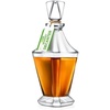 image:imageNutriChef Glass Whiskey Decanter  850ml Globe Whiskey Carafe Alcohol Decanter Set with Glasses  Liquor Decanter w Stopper amp Base For Brandy Wine Cognac Rum Gin Scotch Bourbon287 Ounces