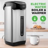 image:imageNutriChef Hot Water Urn Pot Insulated Stainless SteelAuto amp Manual DispenseAuto BoilerSafety Lock Shutoff 338 QT 32L  Auto Boiler Shut Off  PKWK4353 Quarts
