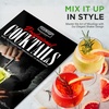 image:imageNutriChef Mixology Bartender Cocktail Shaker Set  Includes 15 amp 30 oz Stainless Steel Shakers 6 Bottle Pourers amp More  Essential Martini Making Kit  Drink Mixing Set  15 Piece Cocktail Bar Set7 Piece Set