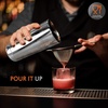 image:imageNutriChef Mixology Bartender Cocktail Shaker Set  Includes 15 amp 30 oz Stainless Steel Shakers 6 Bottle Pourers amp More  Essential Martini Making Kit  Drink Mixing Set  15 Piece Cocktail Bar Set15 Piece Set
