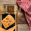 image:imageNutriChef Slicing Bamboo Cheese Board Platter  4 Stainless Steel Knives and Magnet Holder  Modern Wood Snack Serving Tray w Stone Slate Slab  Slicer Blade for Cutting  NutriChef PKCZBD50