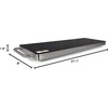 image:imageNutriChef Stainless Steel Warming Hot Plate  Keep Food Warm w Portable Electric Food Tray Dish Warmer w Black Glass Top For Restaurant Parties Buffet Serving Table or Countertop Use
