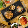 image:imageNutrichef Electric Hot Plate Tray Dish Warmer with Black Glass Top  Ideal for Home Buffet Parties Kitchen amp Dinners  Portable amp Perfect for Tables or Countertops  145 L x 86 W20 x 12 Inches