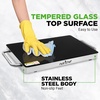 image:imageNutrichef Electric Hot Plate Tray Dish Warmer with Black Glass Top  Ideal for Home Buffet Parties Kitchen amp Dinners  Portable amp Perfect for Tables or Countertops  145 L x 86 W145 x 86 Inches