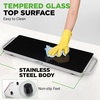 image:imageNutrichef Electric Hot Plate Tray Dish Warmer with Black Glass Top  Ideal for Home Buffet Parties Kitchen amp Dinners  Portable amp Perfect for Tables or Countertops  145 L x 86 W224 x 67 Inches