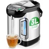 image:imageNutriChef Electric Water Boiler and Warmer  3L317 Qt Stainless Steel Electric Hot Water Dispenser wRotating Base Auto Shut Off Safety Lock Instant Heating for Coffee amp Tea NCHUB1332 Quarts