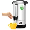 image:imageNutriChef Electric Water Boiler and Warmer  3L317 Qt Stainless Steel Electric Hot Water Dispenser wRotating Base Auto Shut Off Safety Lock Instant Heating for Coffee amp Tea NCHUB1385 Quarts