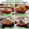 image:imageNutriChef 102 Enameled Cast Iron Bread Oven DomeShaped Sourdough Baking Pan with Handles amp Silicone Gloves OvenSafe to 500F Dishwasher Safe Dutch Oven Bread Pan RedRed