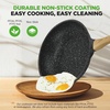 image:imageNutriChef 22Piece NonStick Ceramic Pots and Pans Set  For All Cooktops Including Induction  PTFE amp PFAS Free Includes Bakeware amp UtensilsBlack