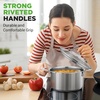 image:imageNutriChef 3Quart Stainless Steel Soup Pot  188 Food Grade Heavy Duty Cookware Stock Pot Stew Pot Simmering Pot Kitchenware wSee Through Lid Dishwasher Safe For Induction Gas Ceramic Cooktops3 Quarts