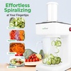 image:imageNutriChef Electric Vegetable Spiralizer  3Blade Zucchini Spiralizer Noodle Maker Veggie Spiral Slicer for Healthy Zoodles Salad Pasta amp Garnishes  DishwasherSafe FoodGrade Design