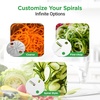 image:imageNutriChef Electric Vegetable Spiralizer  3Blade Zucchini Spiralizer Noodle Maker Veggie Spiral Slicer for Healthy Zoodles Salad Pasta amp Garnishes  DishwasherSafe FoodGrade Design