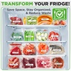 image:imageNutriChef Vacuum Sealer Bags for Food 8 x 50 amp 11 x 50 2 Rolls 100 Total  Works with All Sealers BPAFree HeavyDuty MultiLayered  Freezer Microwave amp Sous Vide Safe