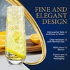 image:imageChampagne Flutes Stemless 94oz  Set of 2 Elegant Clear Crystal Glass Drinkware wNarrow Rim Seamless Bowl LeadFree Dishwasher Safe Sparkling Wine Glassware Perfect for Any Occasion by NutriChef2 pack