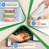 image:imageNutriChef 10Piece Glass Food Containers  Stackable Superior Glass Mealprep Storage Containers Newly Innovated Leakproof Locking Lids wAir Hole FreezertoOvenSafe Red