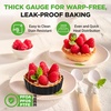image:imageNutriChef 10Piece Nonstick Mini Tart Pans with Removable Bottom  Heavy Duty 4 Inch Steel Quiche Pans Oven amp Dishwasher Safe Fluted Side for Sweet amp Savory Foods  Includes 200pcs Parchment Paper