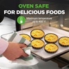 image:imageNutriChef 10Piece Nonstick Mini Tart Pans with Removable Bottom  Heavy Duty 4 Inch Steel Quiche Pans Oven amp Dishwasher Safe Fluted Side for Sweet amp Savory Foods  Includes 200pcs Parchment Paper