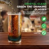 image:imageNutriChef 125oz Highball Glasses  4pc Tall Glass Set Water Glasses Drinking Glasses Bar Glassware And Cocktail Mixed Drinks Set Dishwasher Safe24 Glasses