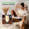 image:imageNutriChef 125oz Highball Glasses  4pc Tall Glass Set Water Glasses Drinking Glasses Bar Glassware And Cocktail Mixed Drinks Set Dishwasher Safe24 Glasses