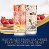 image:imageNutriChef 142oz Highball Drinking Glasses  Set of 2 Heavy Base Tall Tumbler Clear Glassware for Water Wine Beer Liquor Gin Cocktail Whiskey Juice Iced Coffee Mixed Drinks Dishwasher SafeSet of 2