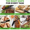 image:imageNutriChef 17Piece Kitchen Knife Block Set  Stainless Steel Precision Crafted Knives wAcrylic Block Stand  Includes 6 Steak amp 7 MultiUse Knives Sharpener Scissors amp Vegetable Peeler Black17 Piece Set